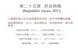 第二十五章  肝炎病毒 (hepatitis virus, HV)