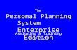Personal Planning System       Enterprise Edition