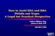 How to Avoid HSA and HRA Pitfalls and Traps:  A Legal but Practical Perspective