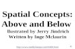 Spatial Concepts: Above and Below  llustrated by Jerry Jindrich Written by Inge Mclaurin
