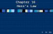 Chapter 16  Hess’s Law
