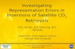 Investigating Representation Errors in Inversions of Satellite CO 2  Retrievals