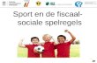 Sport en de fiscaal-sociale spelregels