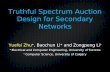 Truthful Spectrum Auction Design for Secondary Networks