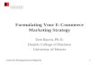 Formulating Your E-Commerce Marketing Strategy