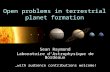 Open problems in terrestrial planet formation