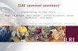 ILRI ‘seminal seminars’ Presentation by task force