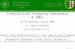 Intellectual Property Awareness & SMEs UK IP Awareness Survey 2006