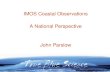 IMOS Coastal Observations A National Perspective John Parslow
