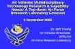 Dr Jeff Tromp Air Vehicles Directorate  AFRL/VA Air Force Research Laboratory