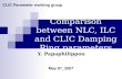 Comparison between NLC, ILC and CLIC Damping Ring parameters