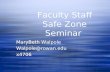 Faculty Staff Safe Zone Seminar