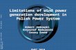 Limitations of wind power generation development in Polish Power System Robert Jankowski