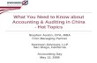 What You Need to Know about Accounting & Auditing in China - Hot Topics