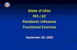State of Ohio PIO / JIC Pandemic Influenza Functional Exercise September 28, 2006