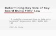 Determining Key Size of Keyboard Using Fitts ’  Law