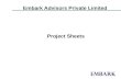 Embark Advisors Private Limited  Project Sheets
