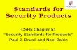 Standards for Security Products