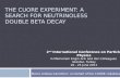 The CUORE EXPERIMENT: A  search for neutrinoless double  beta  decay