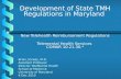 Development of State TMH Regulations in Maryland  New  Telehealth  Reimbursement Regulations