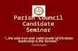 Parish Council Candidate Seminar