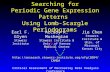 Searching for Periodic Gene Expression Patterns  Using Lomb-Scargle Periodograms
