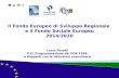 Il Fondo Europeo di Sviluppo Regionale  e il Fondo Sociale Europeo 2014/2020