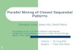Parallel Mining of Closed Sequential Patterns