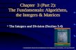Chapter  3 (Part 2): The Fundamentals: Algorithms, the Integers & Matrices