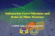 Submarine Force Missions and Roles in Mine Warfare