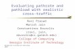 Evaluating pathrate and pathload with realistic cross-traffic
