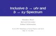 Inclusive  b →  u ℓ v  and b  →  s g  Spectrum