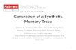 Generation of a Synthetic Memory Trace