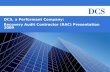 DCS, a Performant Company: Recovery Audit Contractor (RAC) Presentation 2009