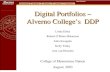 Digital Portfolios – Alverno College’s  DDP