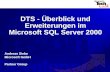 DTS - Überblick und Erweiterungen im Microsoft SQL Server 2000