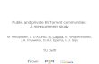 Public and private BitTorrent communities: A measurement study