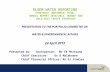 PRESENTATION TO THE PORTFOLIO COMMITTEE ON  WATER & ENVIRONMENTAL AFFAIRS 24 April 2012