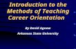 Introduction to the Methods of Teaching Career Orientation
