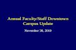 Annual Faculty/Staff Downtown Campus Update
