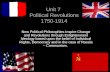 Unit 7  Political Revolutions 1750-1914