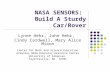 NASA SENSORS:  Build A Sturdy Car/Rover