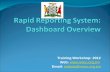 Rapid Reporting System: Dashboard Overview