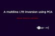 A multiline LTE inversion using PCA