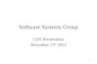 Software Systems Group