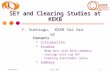 SEY and Clearing Studies at KEKB