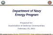 Department of Navy Energy Program