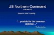 US  Northern Command TSDM-27 Source:  NWC Faculty
