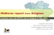 Midterm report  from  Belgium