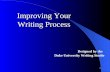 Improving Your Writing Process
